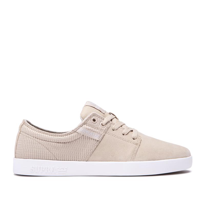 Zapatillas Bajas Supra Argentina Hombre - STACKS II Beige (HSJCE-7452)